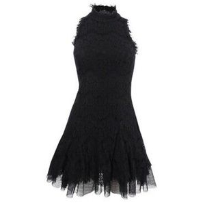 Black lace Betsy and Adam dress